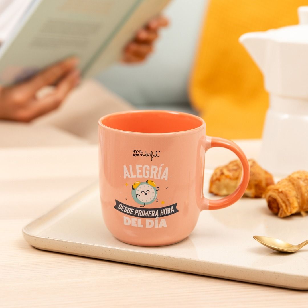 Taza con mensaje de Mr. Wonderful